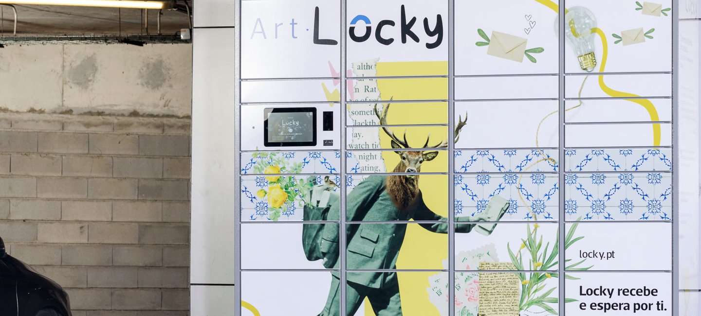 Cacifo Locky personalizado pela artista Marina Santa Clara