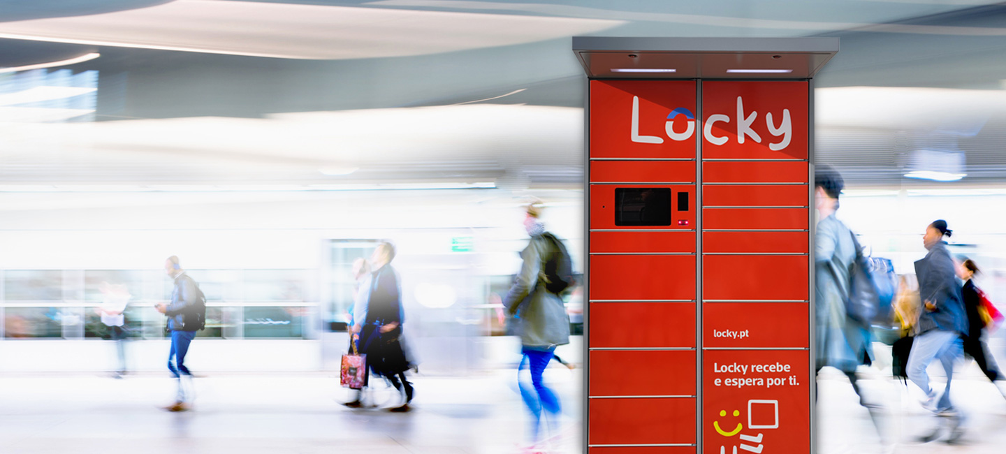 Fotografía de una taquilla Locky.