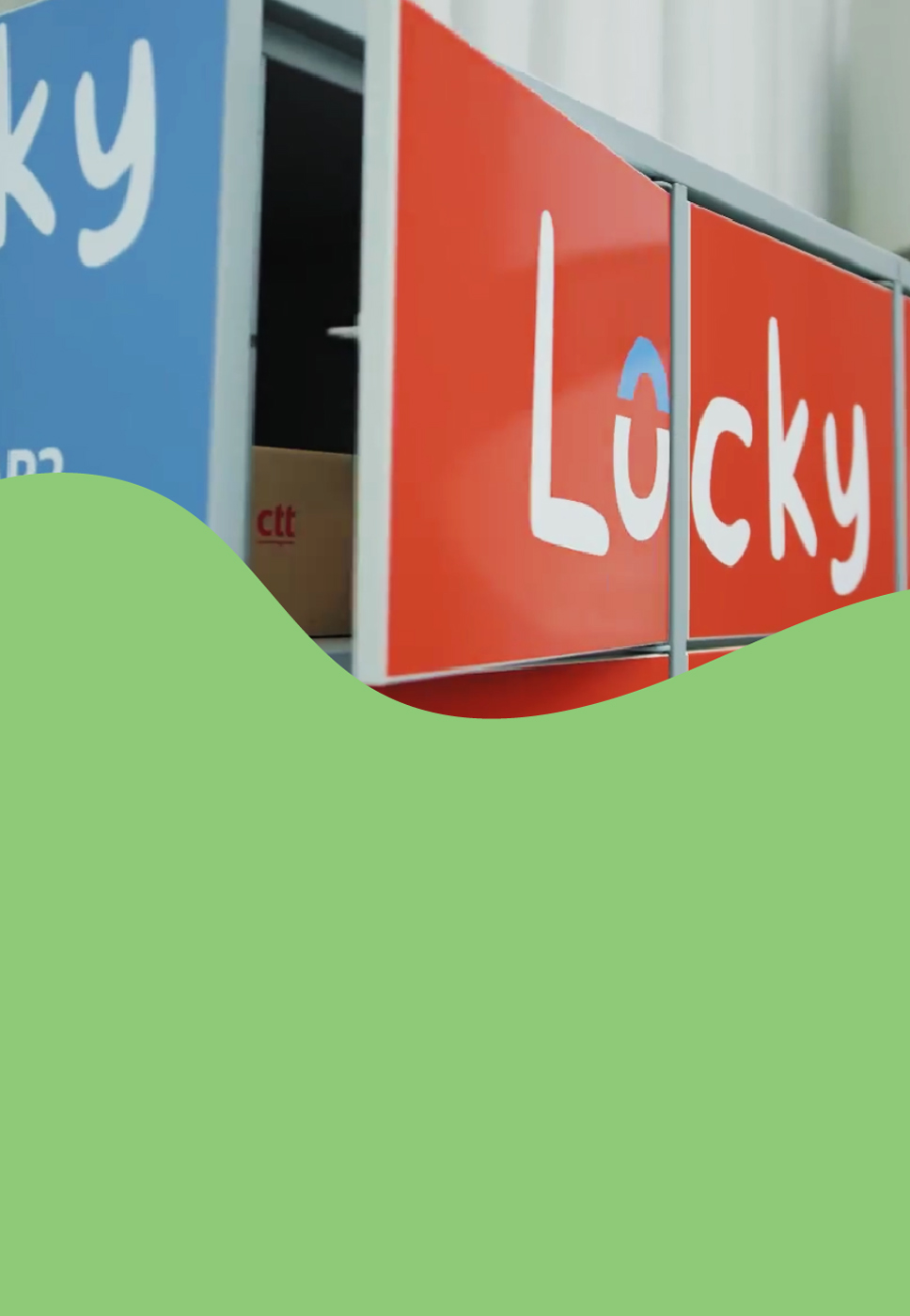 Imagem do cacifo Locky com grafismos